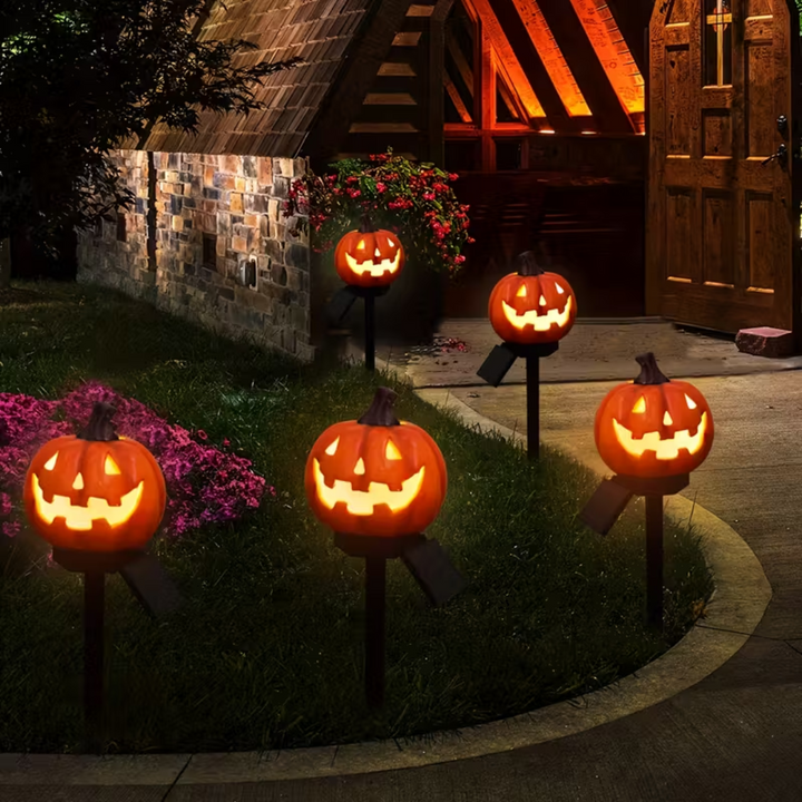 Handmade Solar Pumpkin Lights – Magical Halloween Glow
