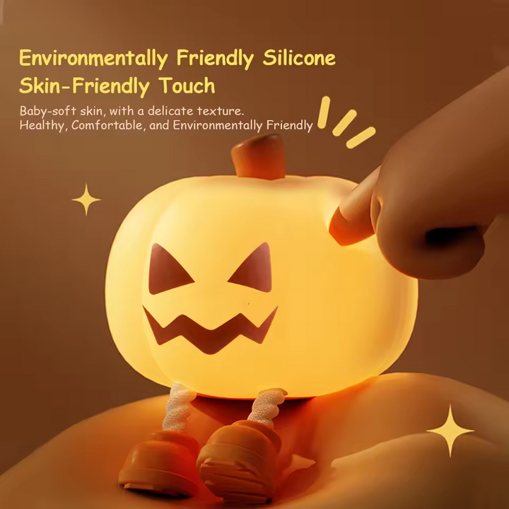 PumpkiGlow – Cozy Night Light with Playful Charm