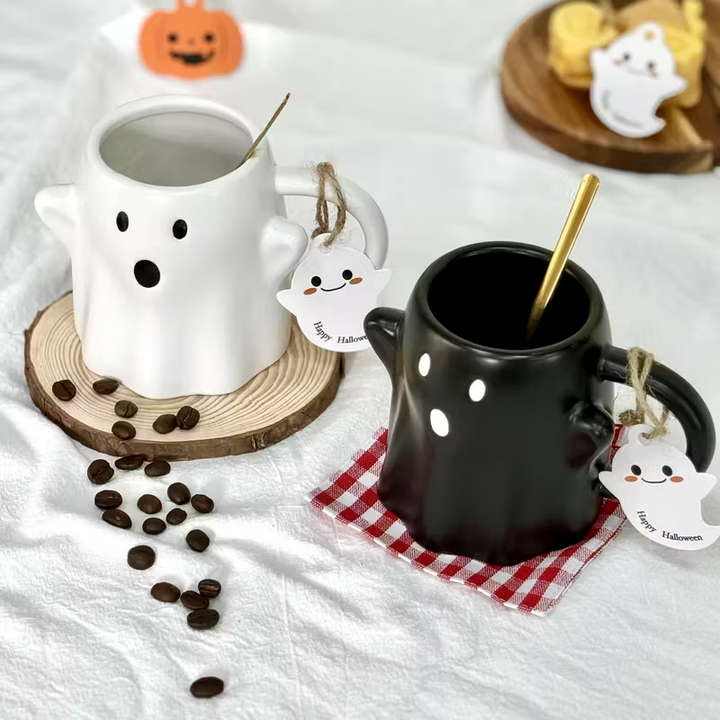 GhostlySip – Handmade Halloween Mug that Brings Spooky Joy