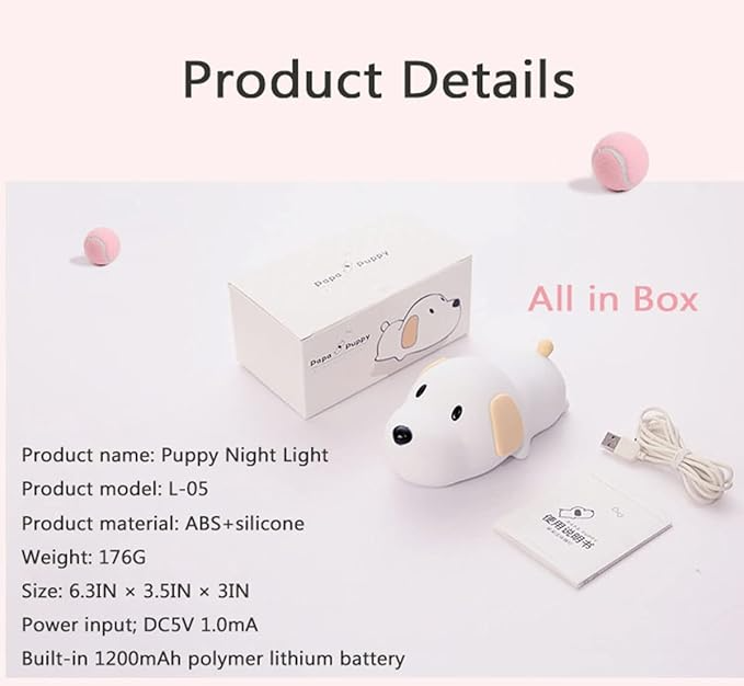 PuppyGlow – Kids Night Light that Brings Comfort & Joy