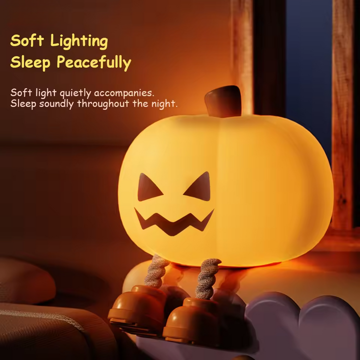 PumpkiGlow – Cozy Night Light with Playful Charm