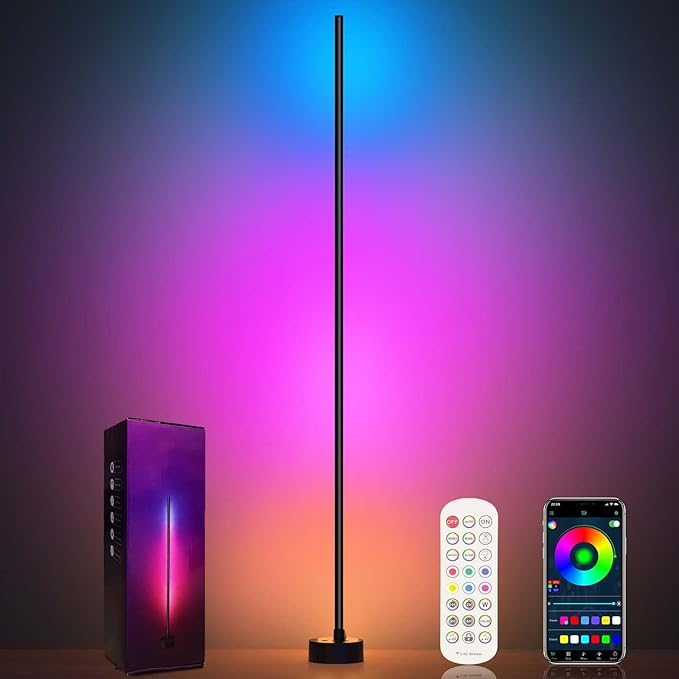 LumoGlow – Smart RGB Corner Lamp that Transforms Every Room