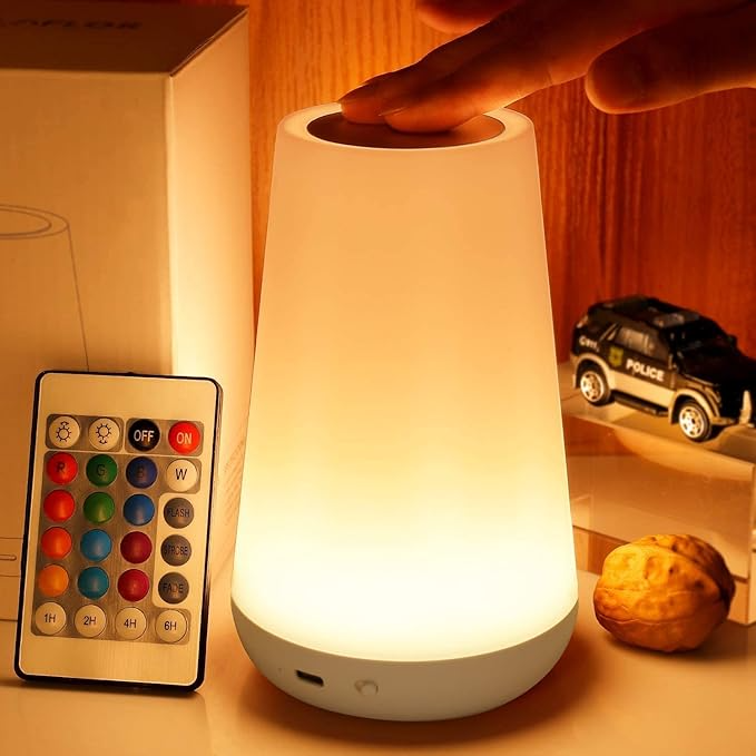LumaEase – Touch Control LED Lamp with Colorful Glow