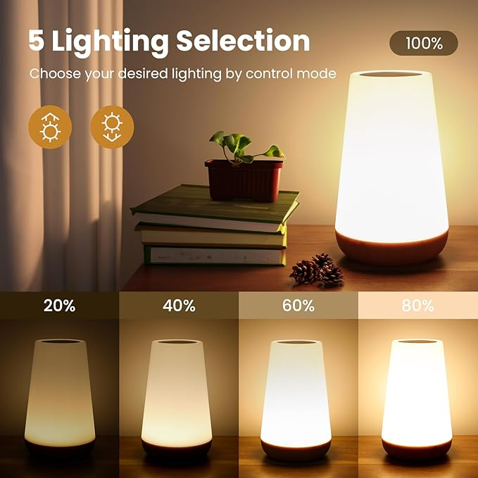 LumaEase – Touch Control LED Lamp with Colorful Glow