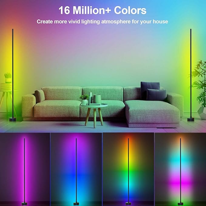 LumoGlow – Smart RGB Corner Lamp that Transforms Every Room