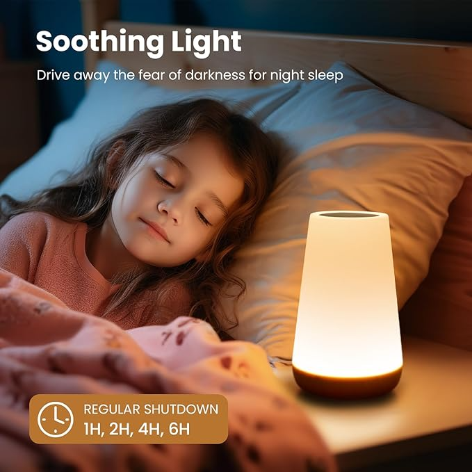LumaEase – Touch Control LED Lamp with Colorful Glow