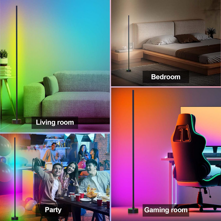 LumoGlow – Smart RGB Corner Lamp that Transforms Every Room