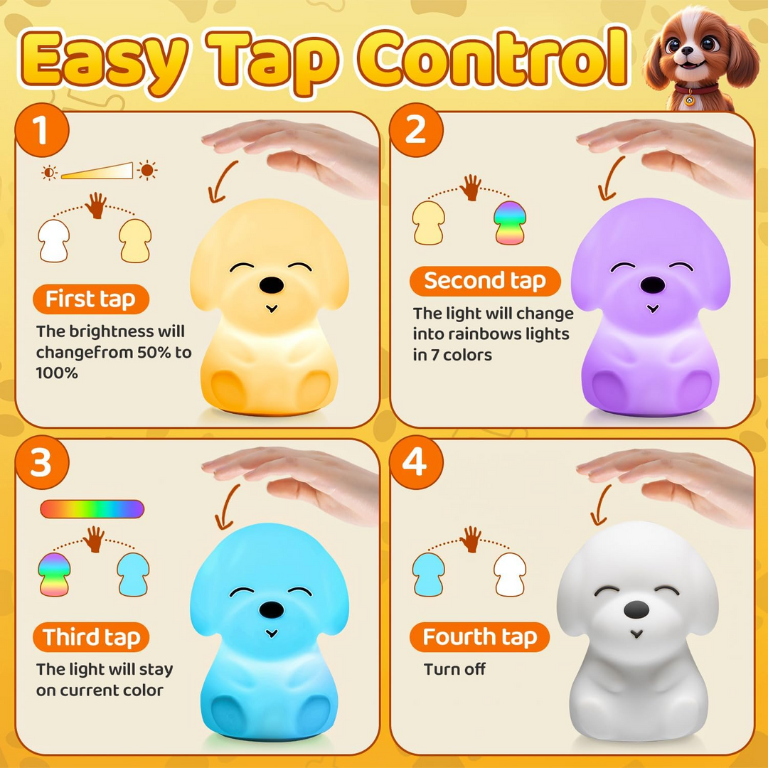 PupGlow – Kids Night Light that Fills Rooms with Magic & Comfort