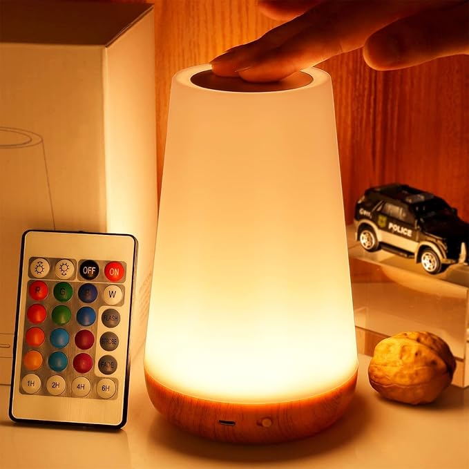 LumaEase – Touch Control LED Lamp with Colorful Glow