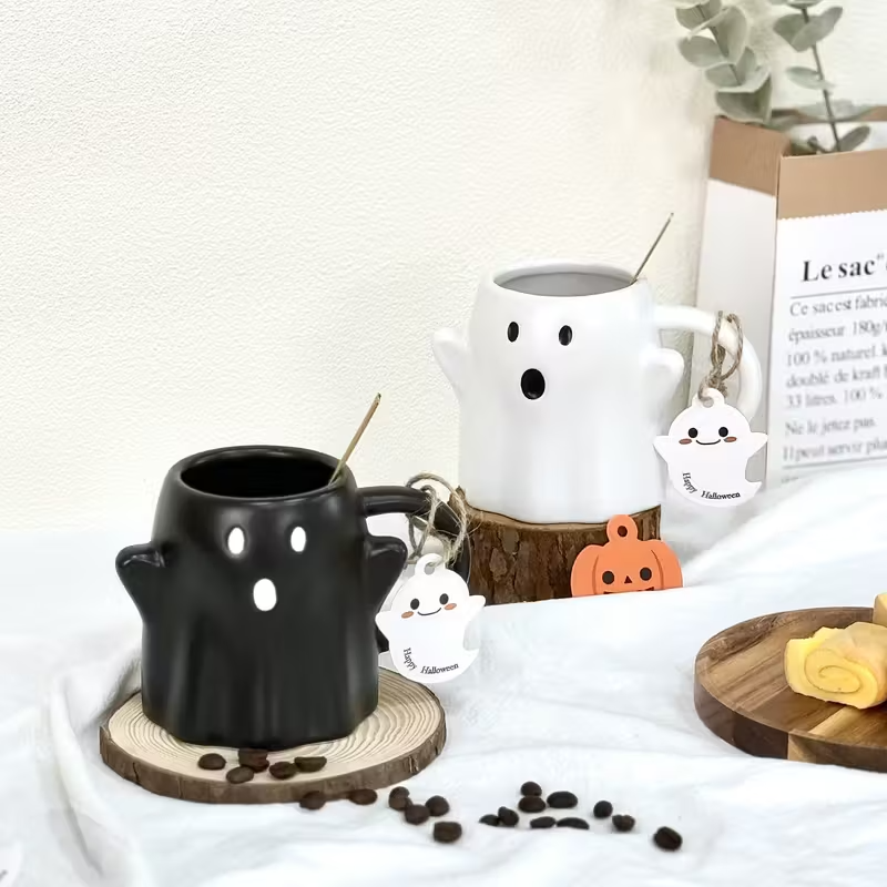 GhostlySip – Handmade Halloween Mug that Brings Spooky Joy