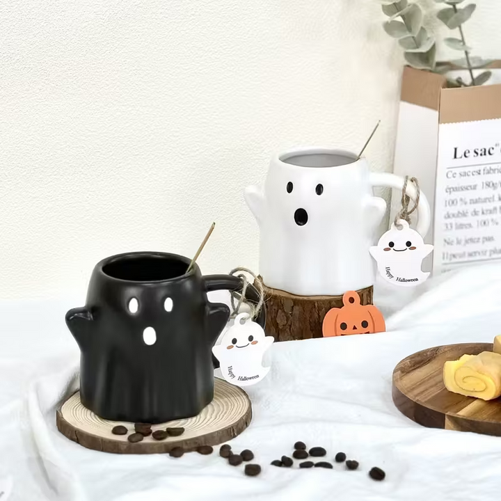 GhostlySip – Handmade Halloween Mug that Brings Spooky Joy