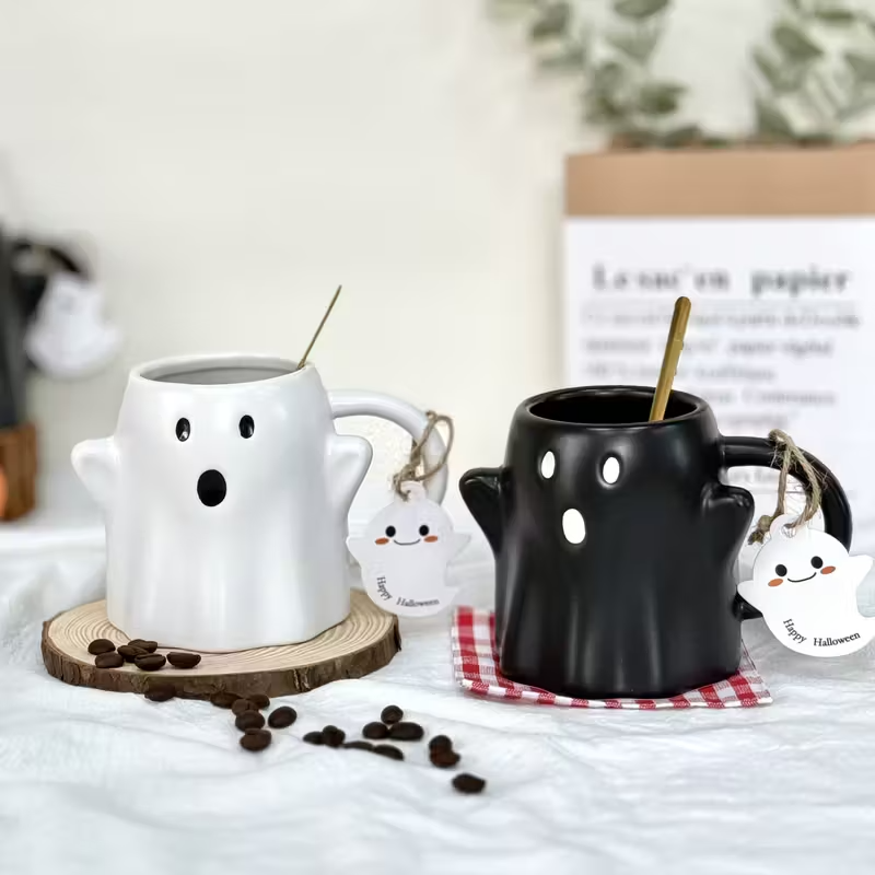GhostlySip – Handmade Halloween Mug that Brings Spooky Joy