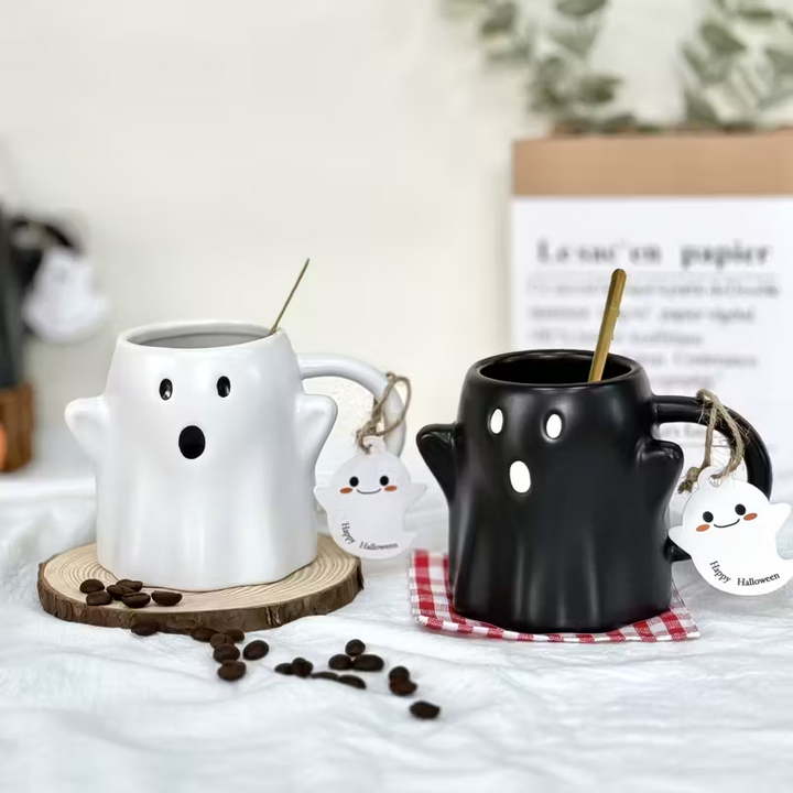 GhostlySip – Handmade Halloween Mug that Brings Spooky Joy