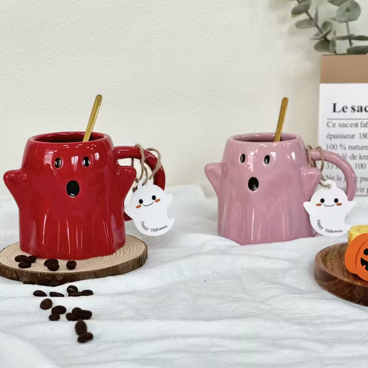 GhostlySip – Handmade Halloween Mug that Brings Spooky Joy