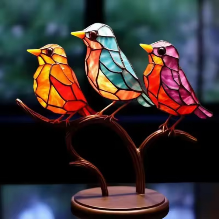 Colorful Bird Ornament – Handmade Decoration That Brings Joy to Your Home