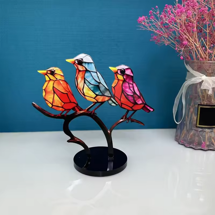 Colorful Bird Ornament – Handmade Decoration That Brings Joy to Your Home