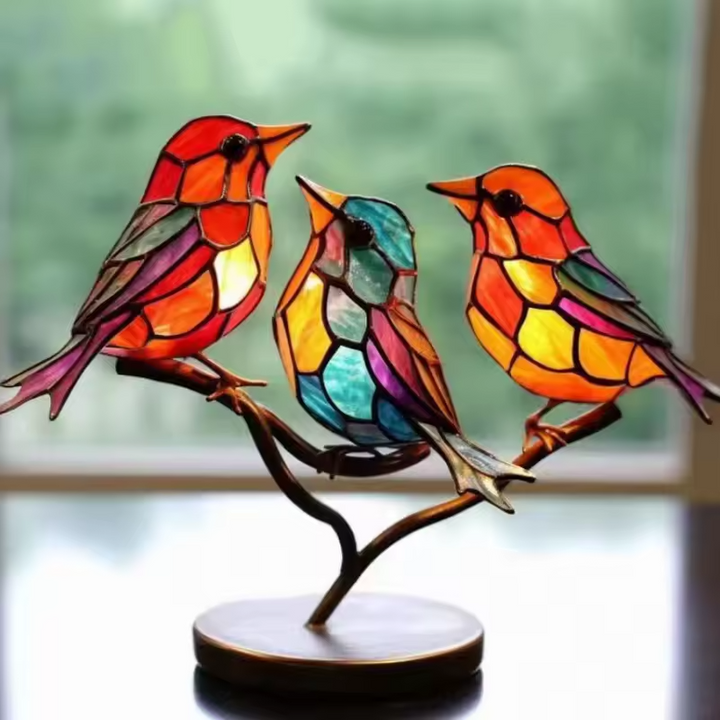 Colorful Bird Ornament – Handmade Decoration That Brings Joy to Your Home