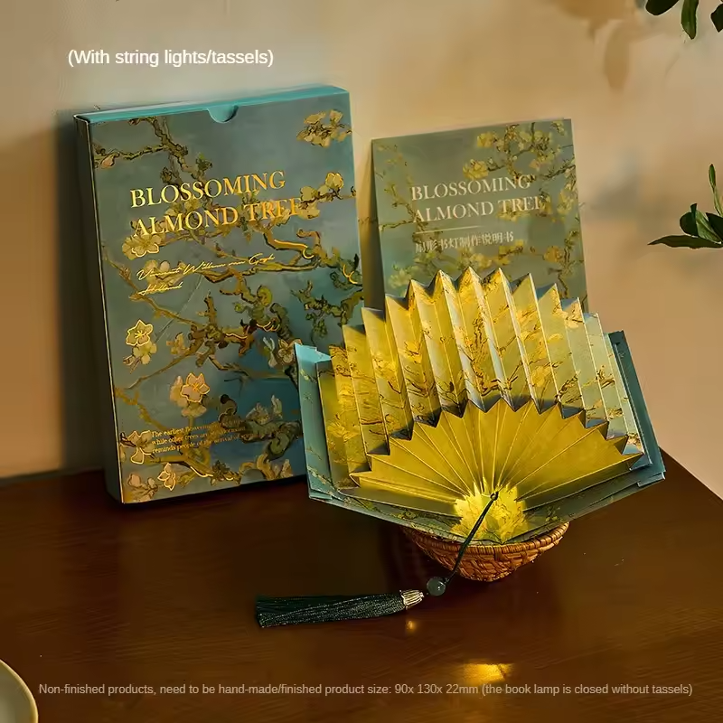 Handmade Folding Book Light – Artistic Glow with Timeless Charm