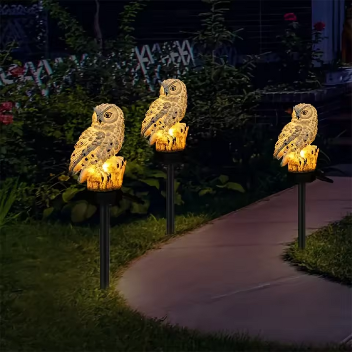 LumiOwl – Solar LED Light with Enchanting Glow