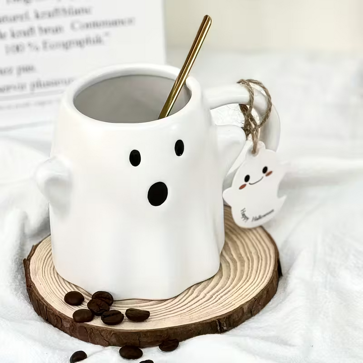 GhostlySip – Handmade Halloween Mug that Brings Spooky Joy